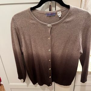 Silk/Cashmere Ombré Cardigan Size S
